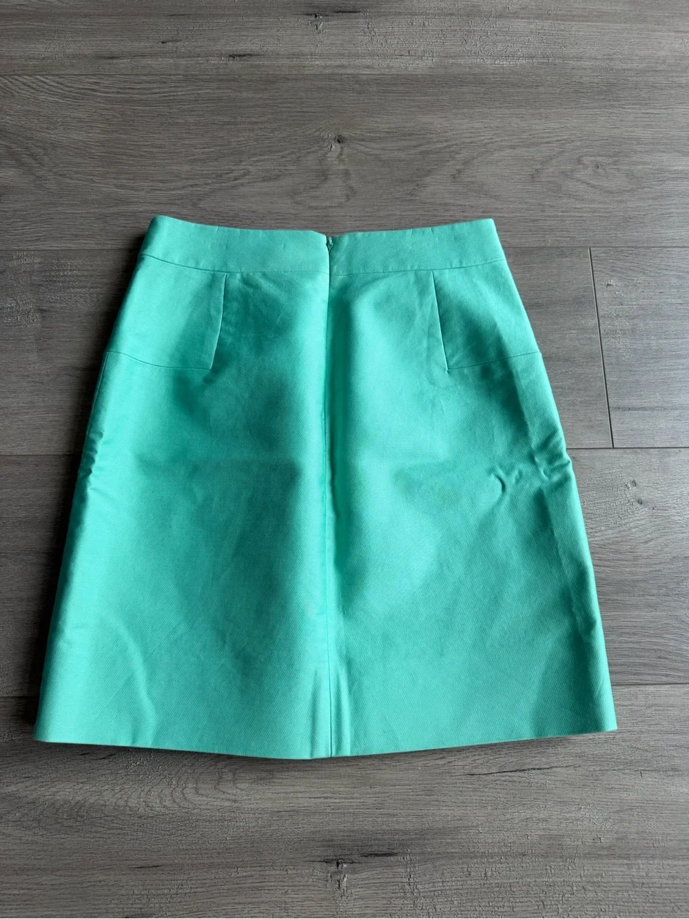J. Crew Mint Green Cotton Blend Mini Skirt - size 00
